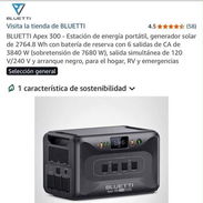 Estación de energía BLUETTI Apex 300 - Img 56638037