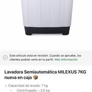 Lavadora Semiautomática MILEXUS 7KG nueva en caja - Img 54674528