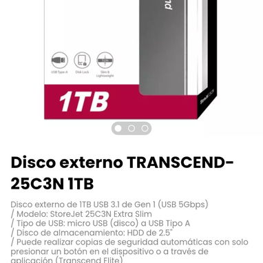 Discos duros externos - Nuevos - Img 122971739