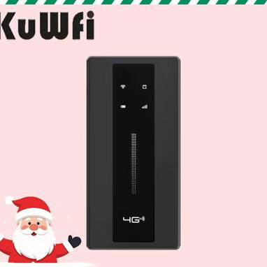 KuWFi-enrutador 4G/3G LTE de bolsillo, punto de acceso móvil de 300Mbps para exteriores, módem de viaje portát - Img 98696345