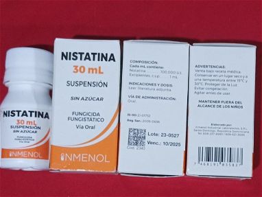 Paracetamol Jarabe, Nistatina, Azitromicina, Cefixime y Amoxicilina en Suspensión - Img main-image-44978352