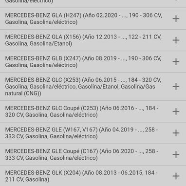 Filtro de aceite de Mercedes Benz de gasolina fijarse en los modelos en las fotos - 6/9