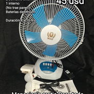 Ventilador Recargable de mesa Maf - Img 55005452