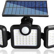 Lámpara exterior solar 3 luces solares, 108 LED para exteriores. 15 Usd - Img 57154776