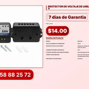 PROTECTOR DE VOLTAJE DE LINEA MILEXUS 220 V VPT#-0318 - Img 56831160
