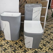 Juego de Taza de Baño e Inodoro con Lavamanos - Img 57151324