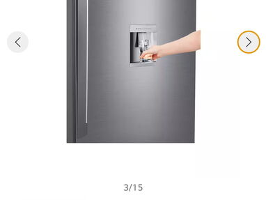 Refrigerador nuevo Marca LG doble temperatura con dispensador de agua en la Puerta - Img 55810765