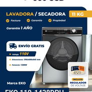 Lavadora secadora a vapor de 11 Kg, con tecnología inverter, Marca EKO. - Img 57443692