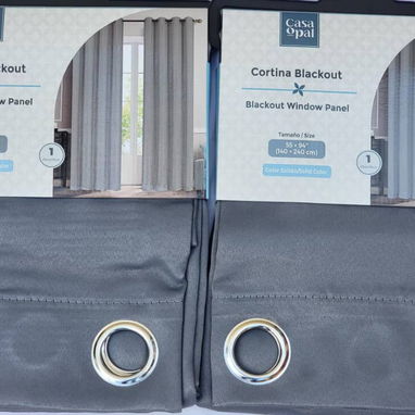 🤩Juegos de cortinas Blackout (Tapasol 140 x 240 cm ⛅️ ✅Dos paños - Img 125821270