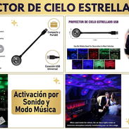 PROYECTOR LED USB DE CIELO ESTRELLADO Y AMBIENTE PARA COCHE O HABITACIÓN 🚗✨🌌 - Img 57640412