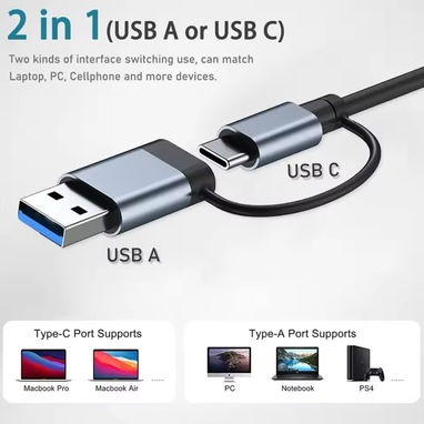 Tengo adaptador 8 en 1 para que conecte su móvil al mismo y descargue o utilice cualquier tipo de tarjeta, usb etc..!! - Img 83608557