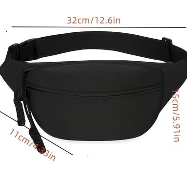 Bolso de Pecho Unisex de Gran Capacidad ( Blanco) - 2/3