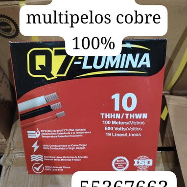 Cable fotovoltaico puro cobre, cable de red, cajas de estanca,  cable eléctrico #8 y 10 y Otros materiales eléctricos - 3/11