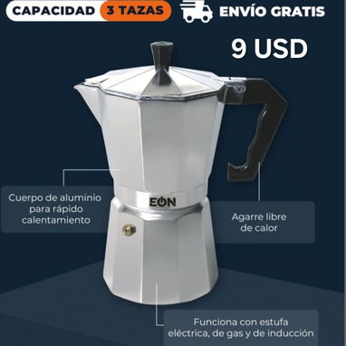 Cafeteras de 1, 3 y 6 tazas - 2/3