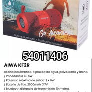 !!!AIWA KF2R de 12W Bocina inalámbrica Bluetooth, a prueba de agua, polvo, barro y arena.!!! - Img 45514160