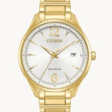 58049738 , CITIZEN ECODRIVE CHANDLER PARA MUJER (FE6102-53A) DE 37MM Y DORADO , NUEVO A ESTRENAR POR USTED , OFERTON - Img 105981256