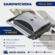 Sandwichera, envío gratis, con garantía de 6 meses, 800W somos mipyme, 50796221 telf - Img 52096408