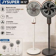 VENTILADOR RECARGABLE JYSUPER - Img 57244747