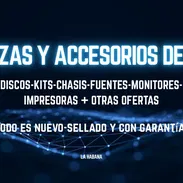 PIEZAS Y ACCESORIOS DE PC(DISCOS-KITS-CHASIS-FUENTES-MONITORES-IMPRESORAS + OTRAS OFERTAS). TODO ES NUEVO Y CON GARANTÍA - Img 55746588
