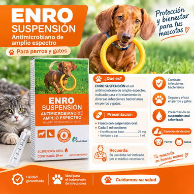 Antibiótico en suspension para mascotas - 2/2