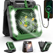 Ventilador recargable con panel solar - Img 54817811