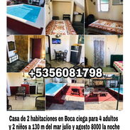 ➖♦️➖ Maritza➖78307130➖RENTO CASAS 2 habitaciones Con y Sin/Piscina-BocaCiega--Guanabo➖Contacte x WhatsApp x 56081798➖♦️➖ - Img 43856240