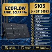 🙋🏻‍♀️🔥⚡ ECOFLOW PANEL SOLAR 45W - Img 57791976