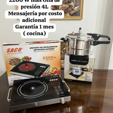Olla Reina, Arrocera, Cafetera eléctrica, Tostadora, Olla de presión, Cocina infrarrojo, Batidora(COMBOS) - Img 122891510