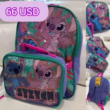 ✏️🎒MOCHILAS, MERENDEROS, CARTUCHERAS Y POMOS PARA LA ESCUELA PRIMARIA 🎒 PARA NIÑAS ✨ALTA GAMA COMPRADO EN USA🇺🇲🇺🇲 - 10/10