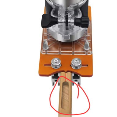 Guía ajustable para ranurado/ para Router, fresadora, recortadora. - 3/5