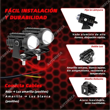 Par faros luces led motos y autos - Img 122239620