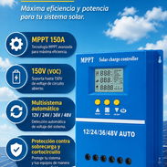 REGULADOR 150 AMPERE - 150V(VOC) NUEVO LO MEJOR DE REVOLICO - Img 56676759