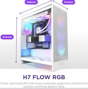 NZXT H7 FLOW ARGB NUEVO SELLADO EN CAJA 📦 Mid tower - Img 49415557