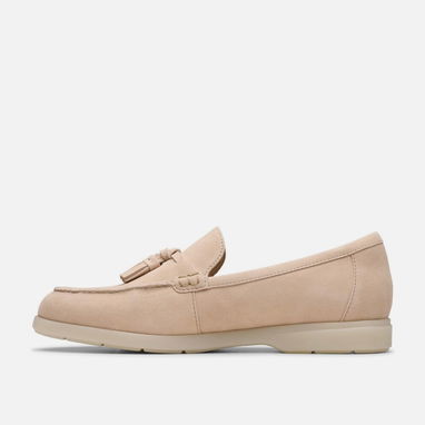Mocasines de mujer color beige - Img 110425286