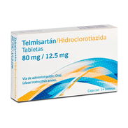 Telmisartan hidroclorotiazida 50mg/12.5mg 14 tabletas $900 - Img 57402775