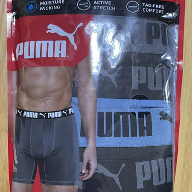 CALZONCILLOS PUMA PAQUETE DE 5 BOXER ATHLETIC FIT - Img 123015831