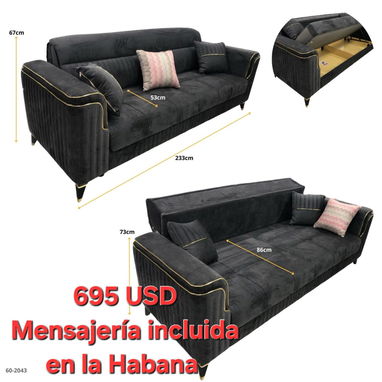 🔖Sofá cama con baúl - 2/4