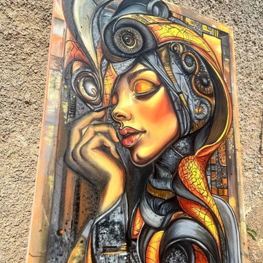 Pintura óleo sobre lienzo - Img 122776762