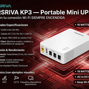 📯🏺Smart Mini DC UPS Marsriva, backup para routers, módems y cámaras — 💲30 USD🏹 - Img 56201552