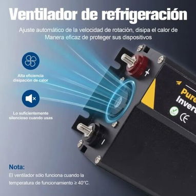 🔸 Inversor de corriente ⚡ 3500 W 🔸 Onda Pura 💲 95 usd - 4/5