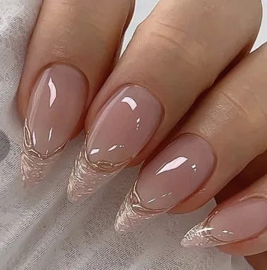Uñas postizas 24 unidades con pegamento - Img 92490241