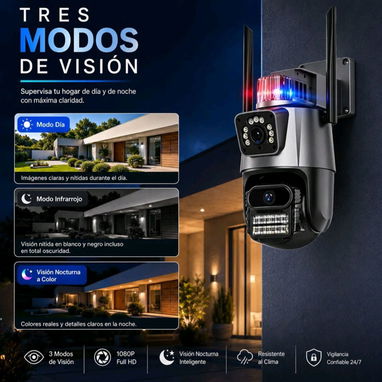 Cámara de seguridad alámbrica/ Alarmas - 4/5