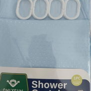 🛁Cortinas de baño Material : - 100% Poliéster - 12 ganchos plásticos - Medidas: 180×180 cm - Antimoho Fácil de lavar - Img 58368882
