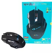 Mouse X7 de 7 botones luces led cable enmallado ! - Img 49756750
