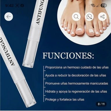 Fuera Uñas Enfermas en Manos y Pies, Lápiz Seralia Anti Hongos - 8/8