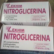 Nitroglicerina tabletas sublingual para el corazón caja de 20 tabletas o,5 mg - Img 55986982