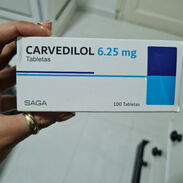 Vendo Carvedilol 6,25 mg en Nuevo Vedado - Img 45549335