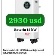 Batería 15KWH MUST - Img 58430280