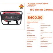 Planta Eléctrica Maxmech RWD4.0GFE-4800: Energía Portátil de 3 kW VPT#-0242 - Img 55445844
