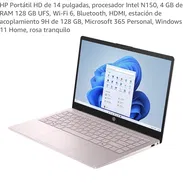 Laptop hp NUEVA rosa con dos discos duros - Img 55770791